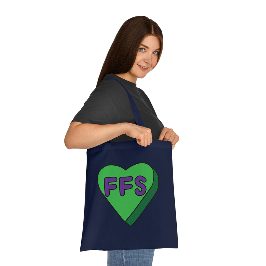 FFS Candy Heart Tote Bag