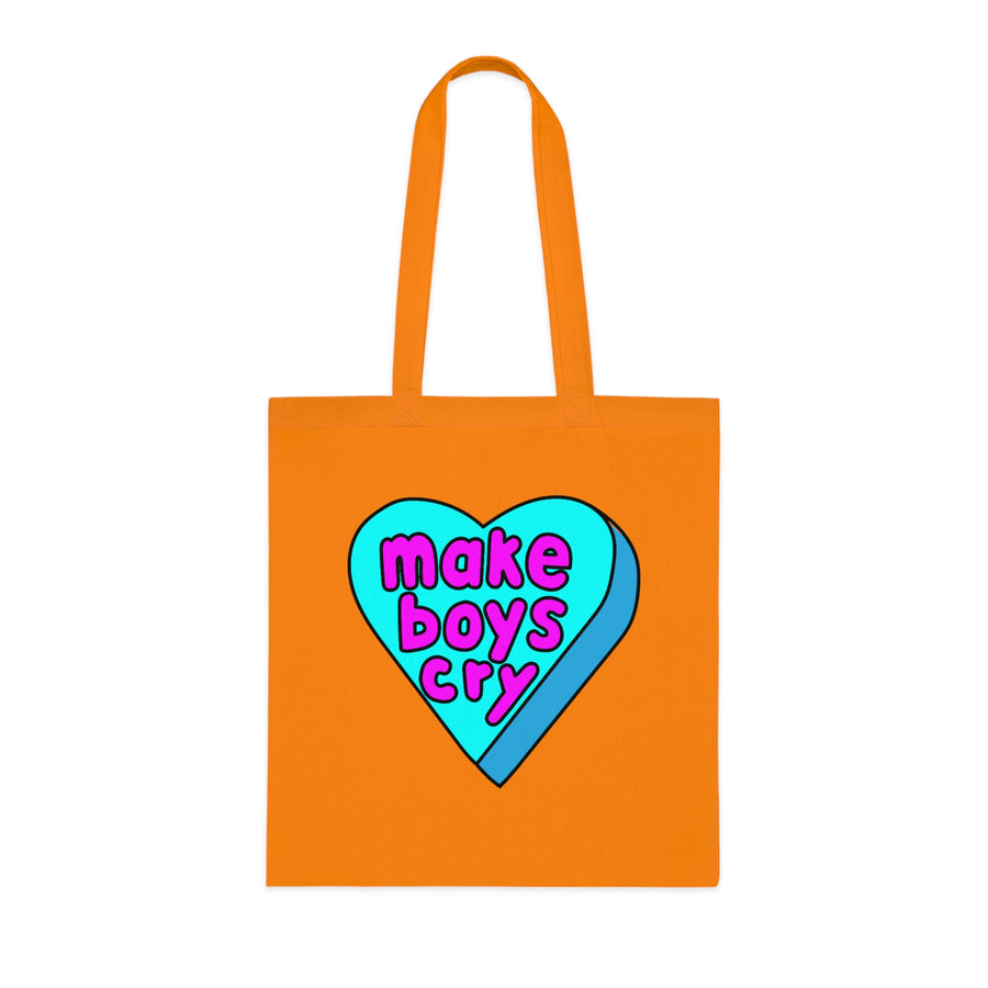 Make Boys Cry Candy Heart Tote Bag