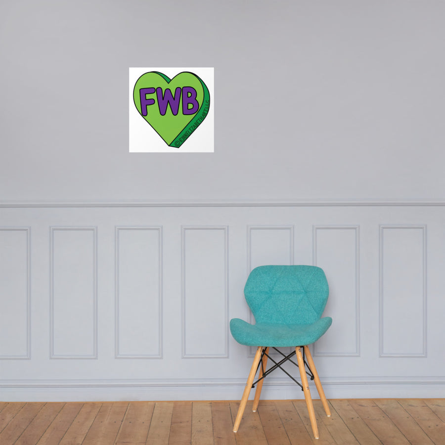 FWB Candy Heart Print