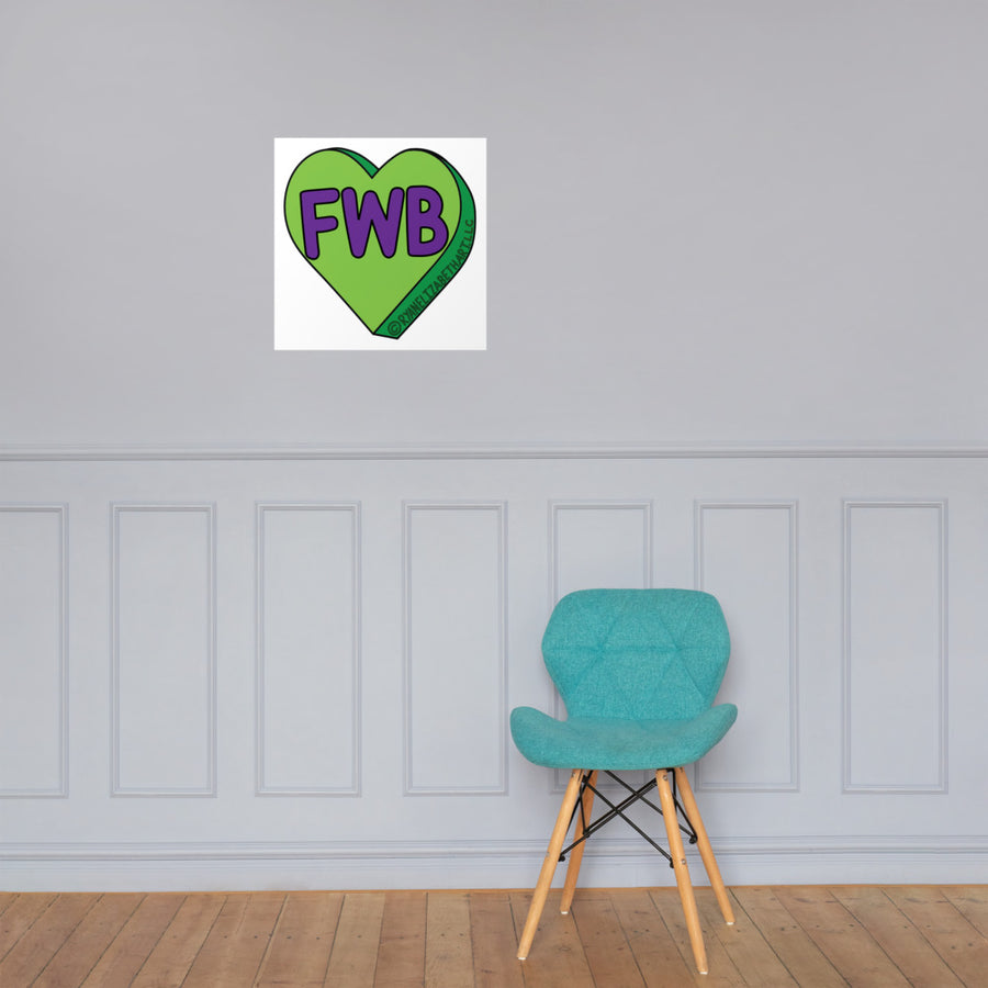 FWB Candy Heart Print