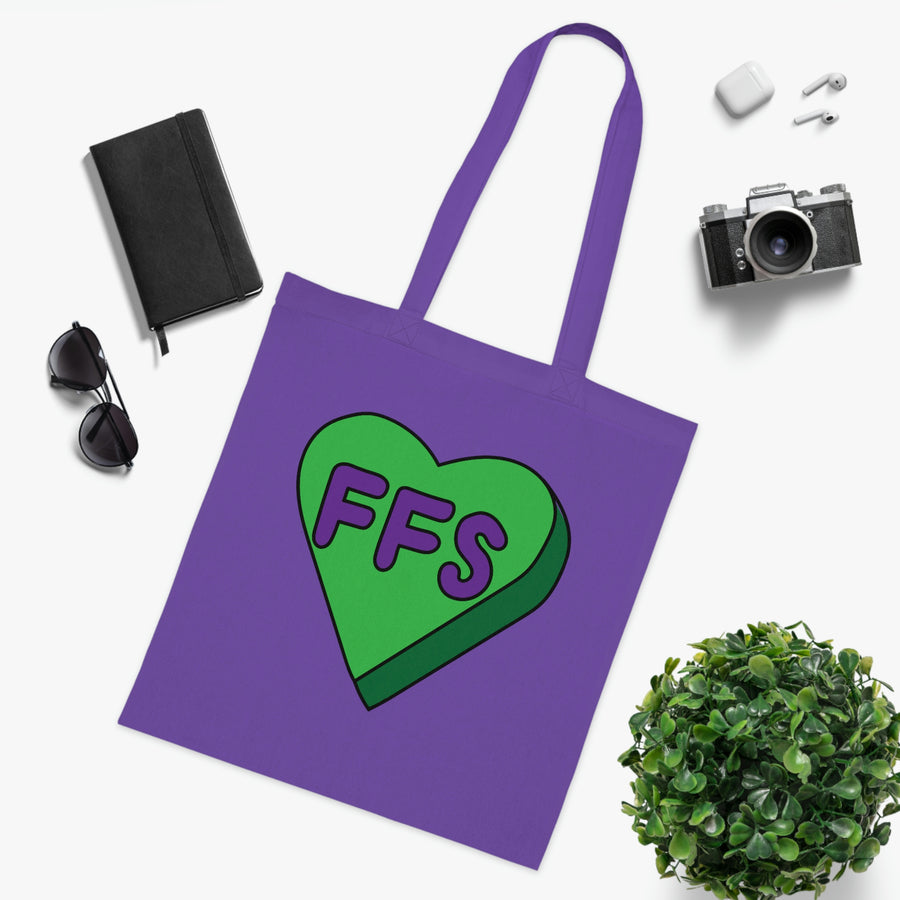 FFS Candy Heart Tote Bag