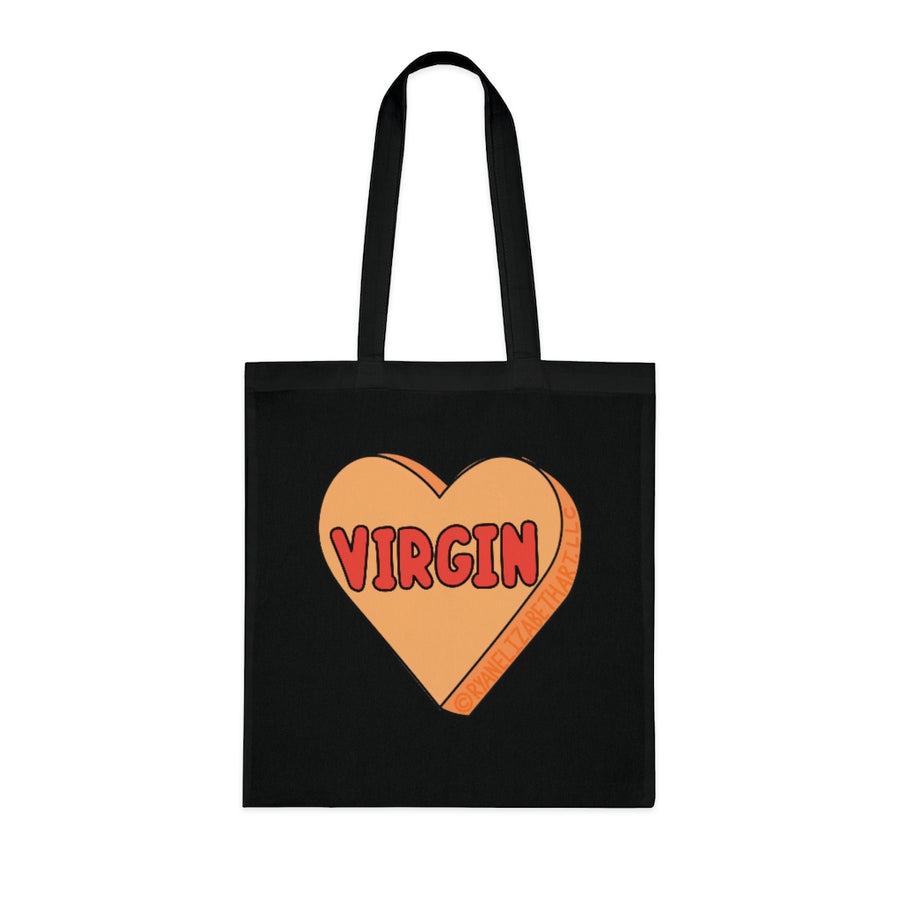 Virgin Candy Heart Tote Bag