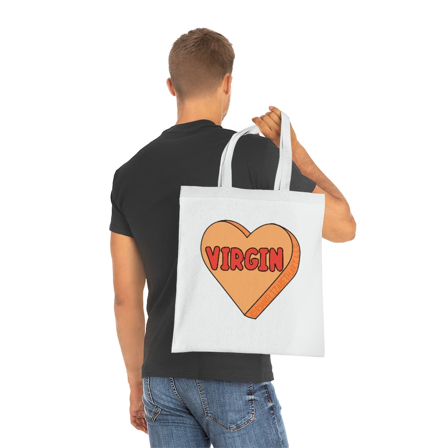 Virgin Candy Heart Tote Bag