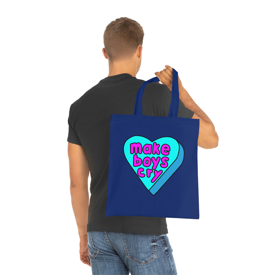 Make Boys Cry Candy Heart Tote Bag