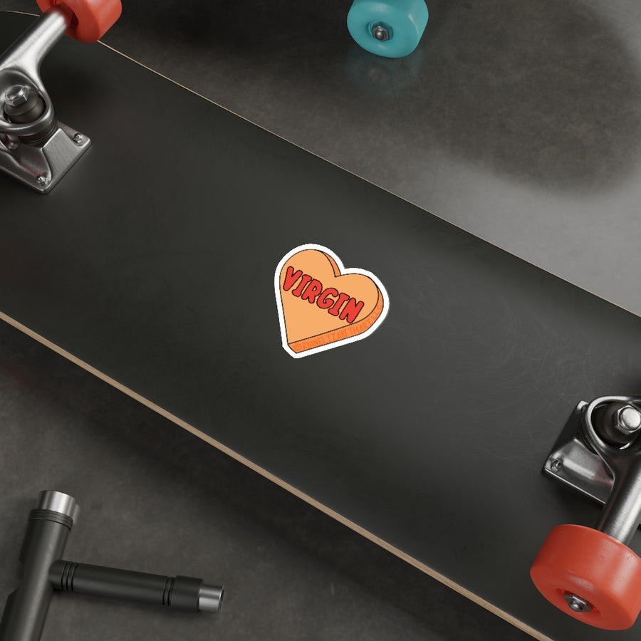 Virgin Candy Heart Sticker