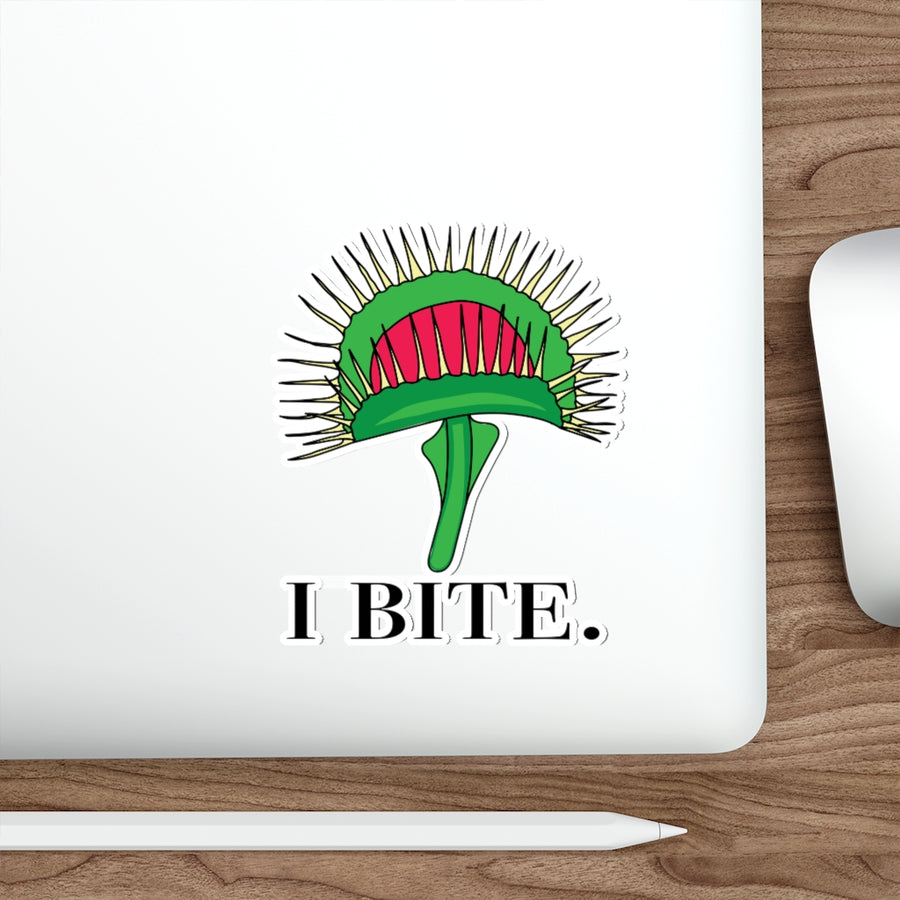 I Bite. Sticker