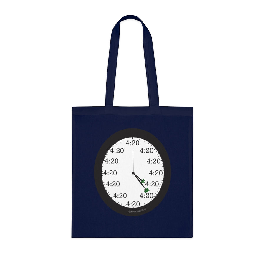 4:20 Clock Tote Bag