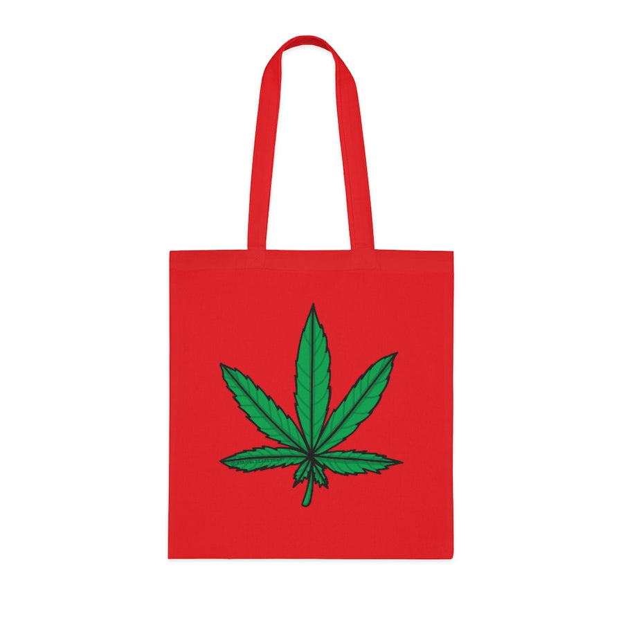 Weed Leaf Tote Bag