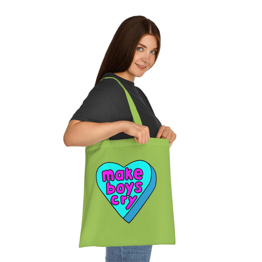 Make Boys Cry Candy Heart Tote Bag