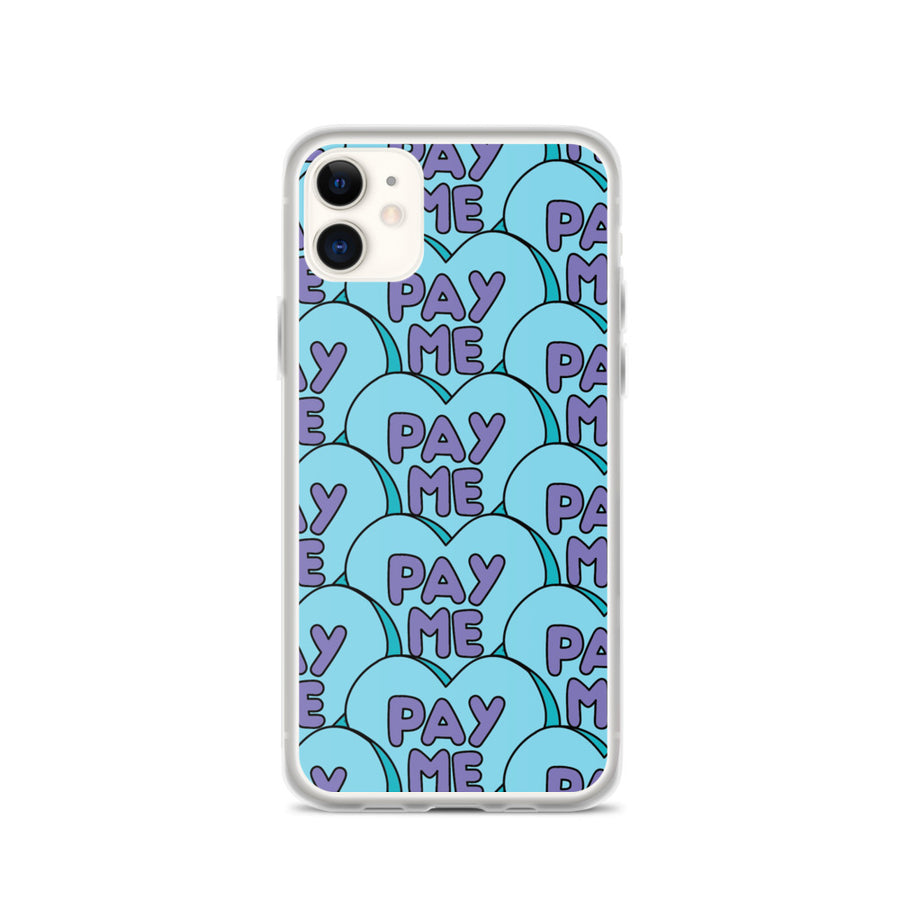 Pay Me Candy Heart iPhone Case