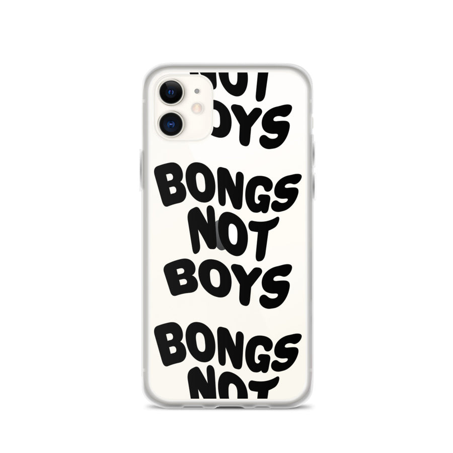 Bongs Not Boys iPhone Case