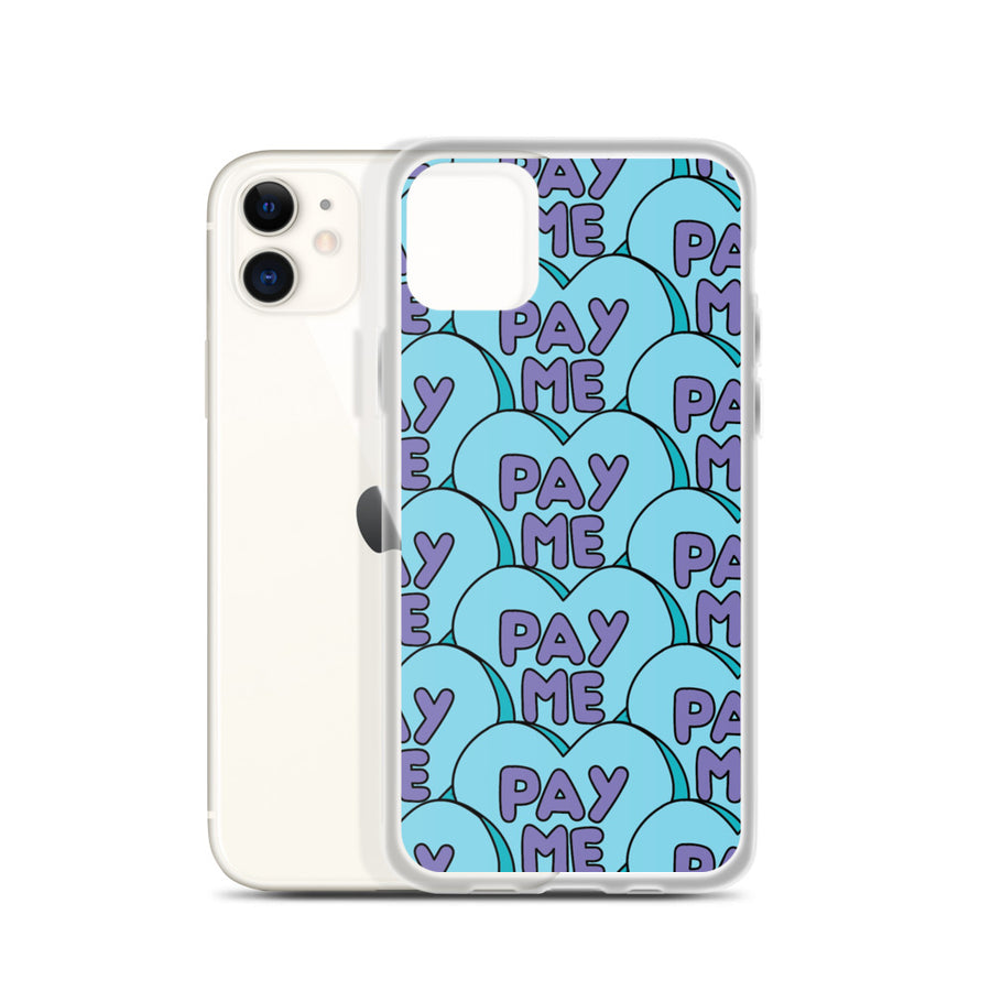 Pay Me Candy Heart iPhone Case