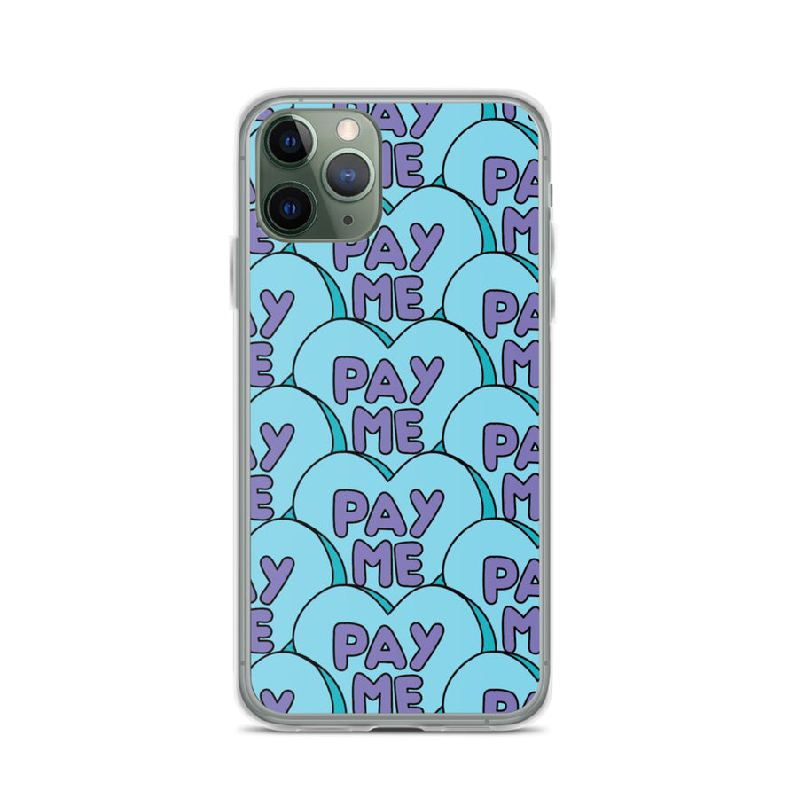 Pay Me Candy Heart iPhone Case