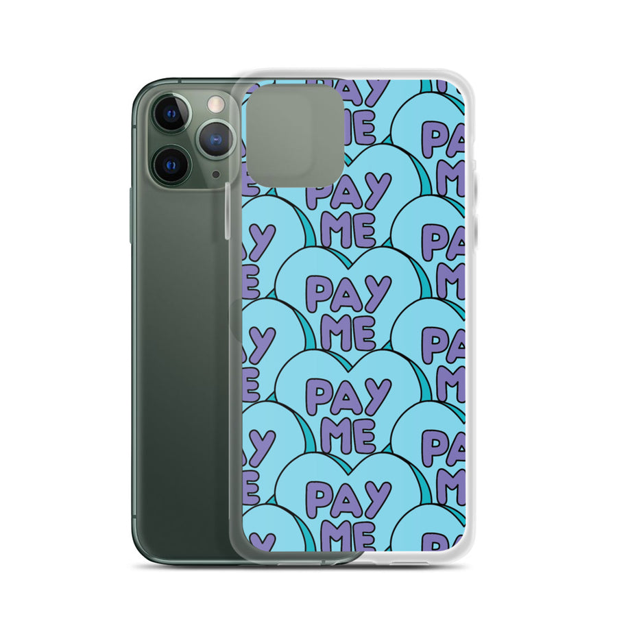 Pay Me Candy Heart iPhone Case