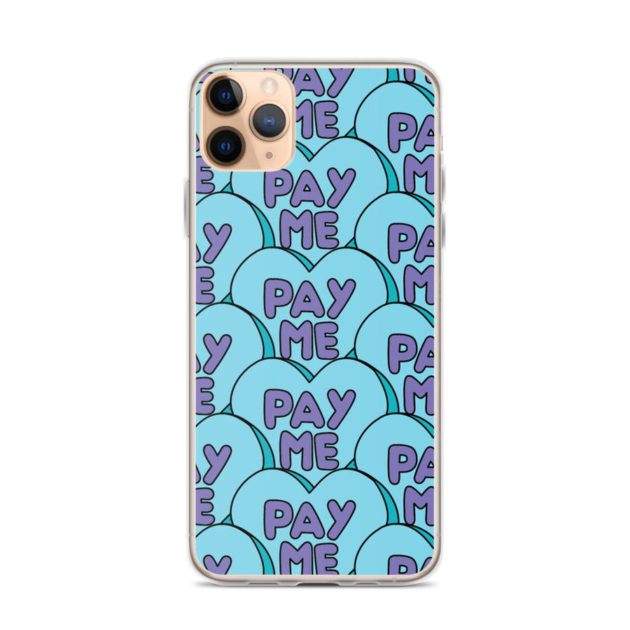 Pay Me Candy Heart iPhone Case