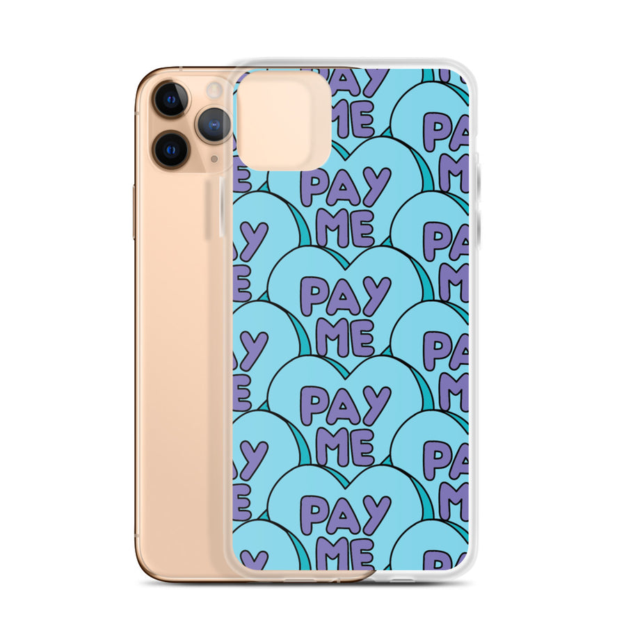 Pay Me Candy Heart iPhone Case