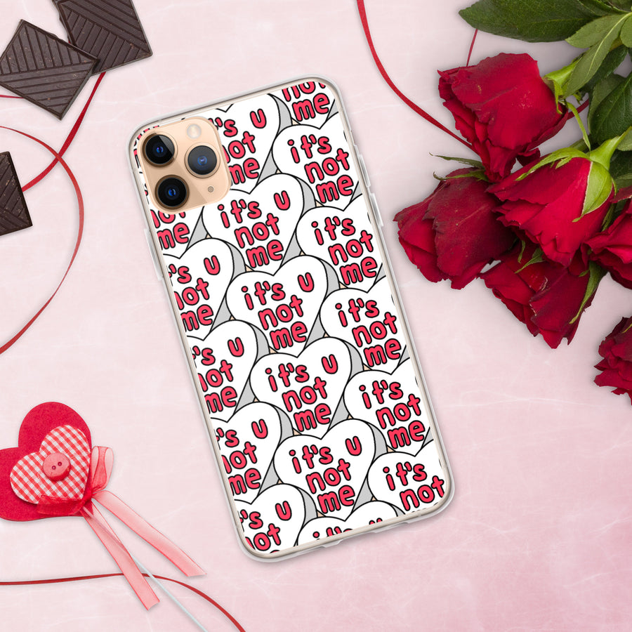 It's U Not Me Candy Heart iPhone Case