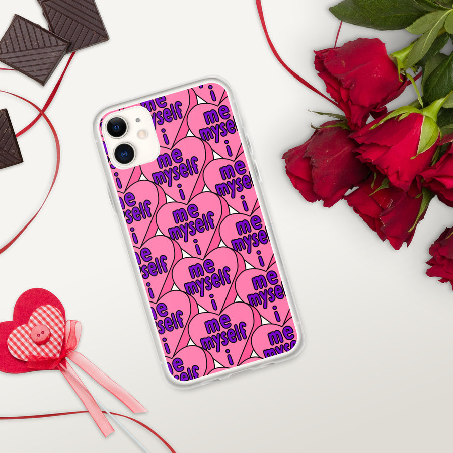 Me Myself & I Candy Hearts iPhone Case