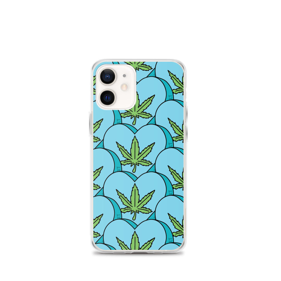 Weed Leaf Candy Heart iPhone Case