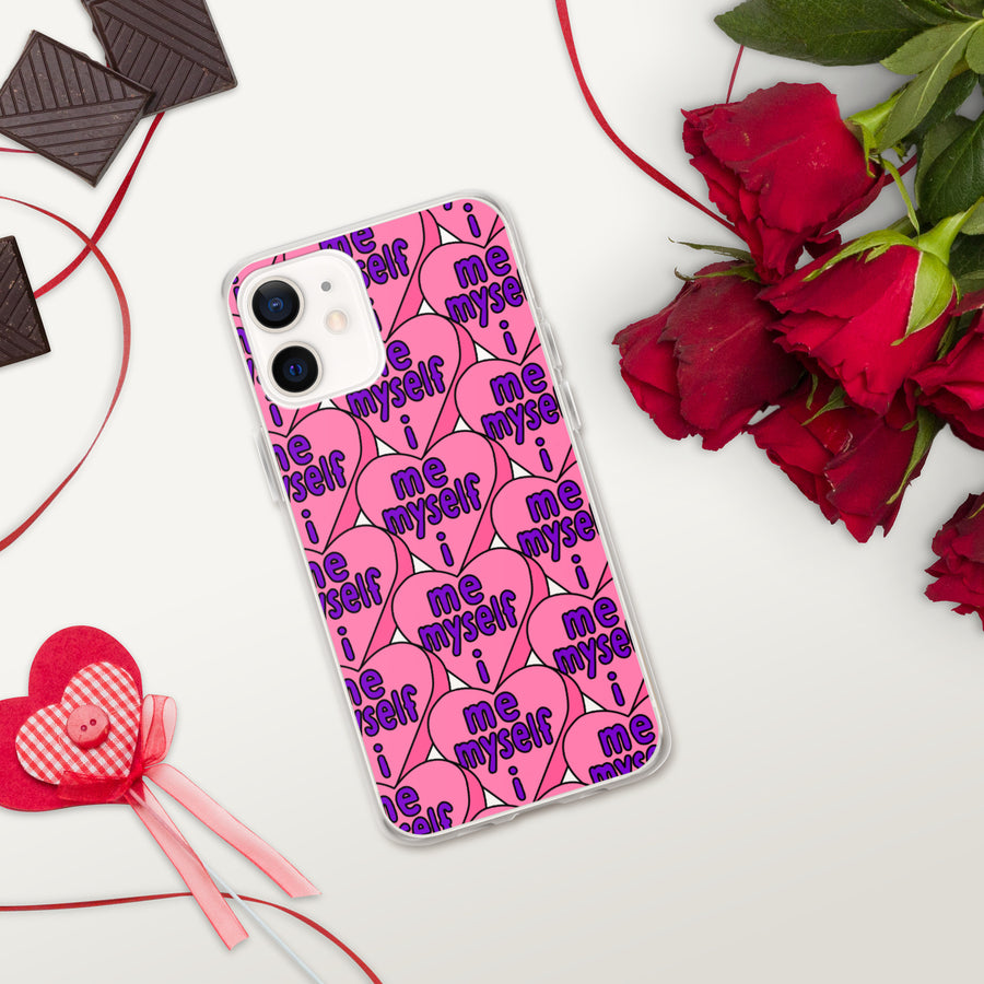 Me Myself & I Candy Hearts iPhone Case