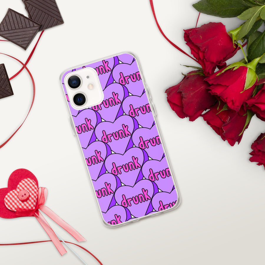 Drunk Candy Heart iPhone Case