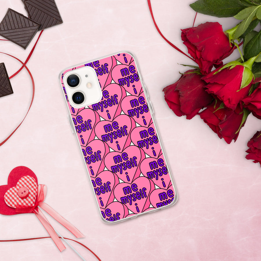 Me Myself & I Candy Hearts iPhone Case