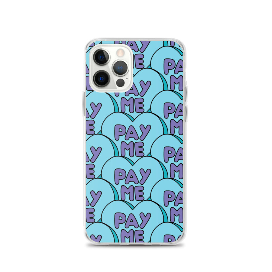 Pay Me Candy Heart iPhone Case