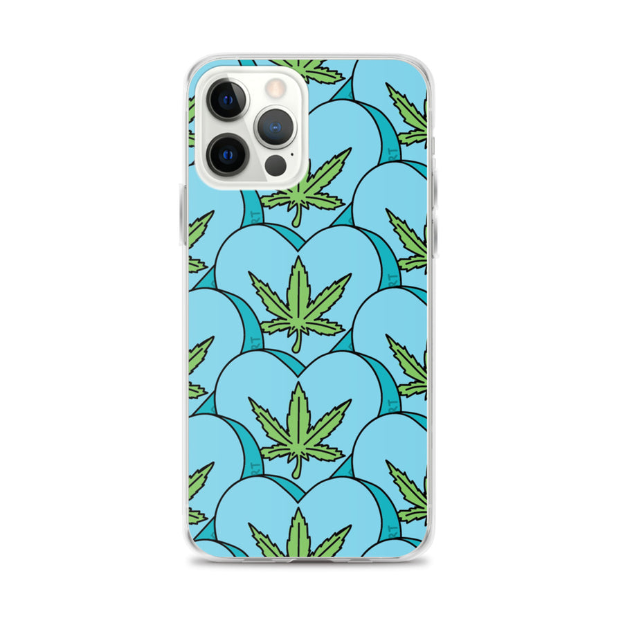 Weed Leaf Candy Heart iPhone Case