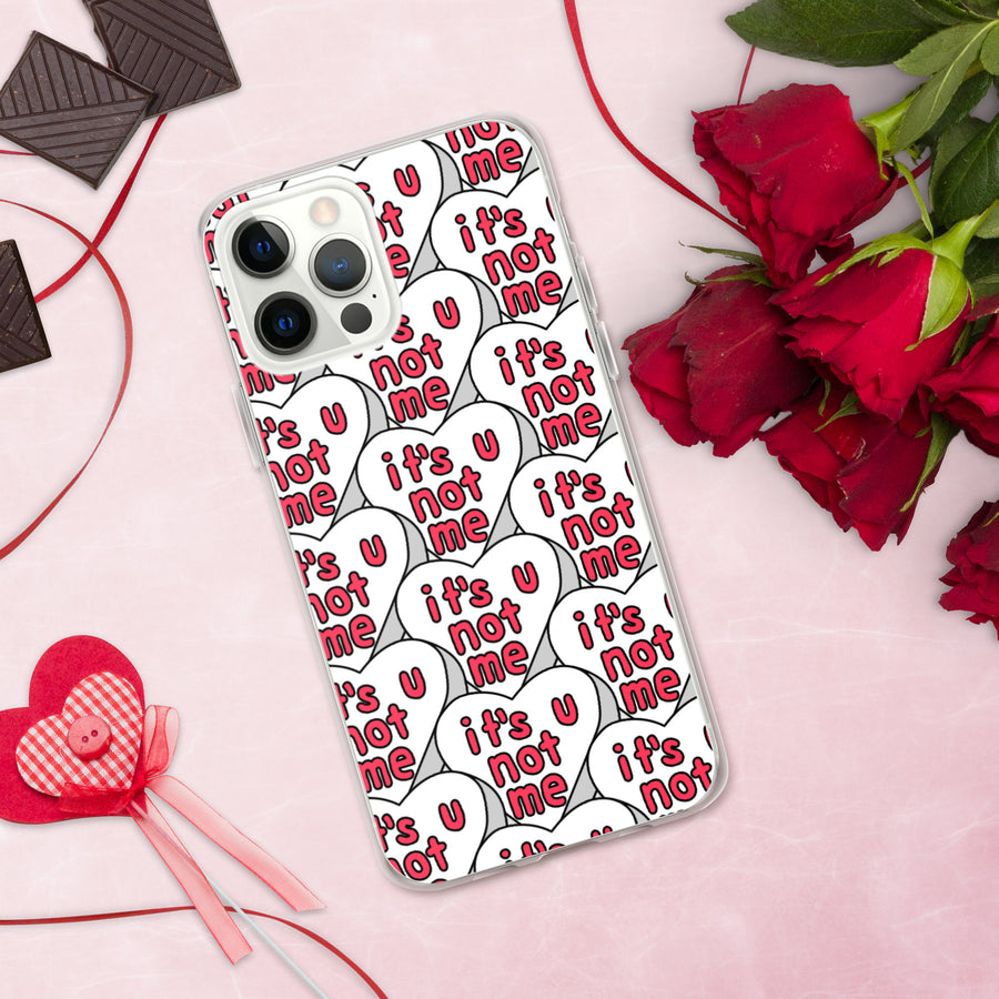 It's U Not Me Candy Heart iPhone Case