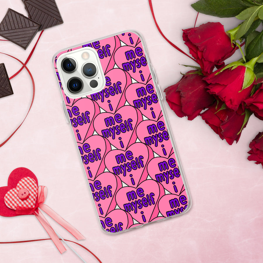 Me Myself & I Candy Hearts iPhone Case