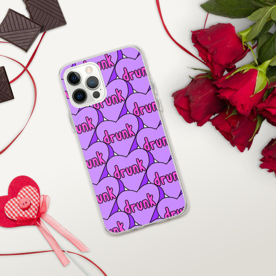 Drunk Candy Heart iPhone Case