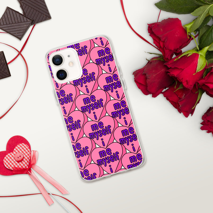 Me Myself & I Candy Hearts iPhone Case