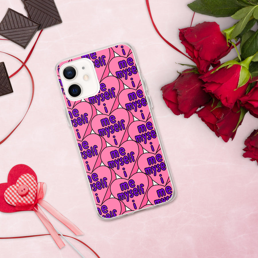 Me Myself & I Candy Hearts iPhone Case