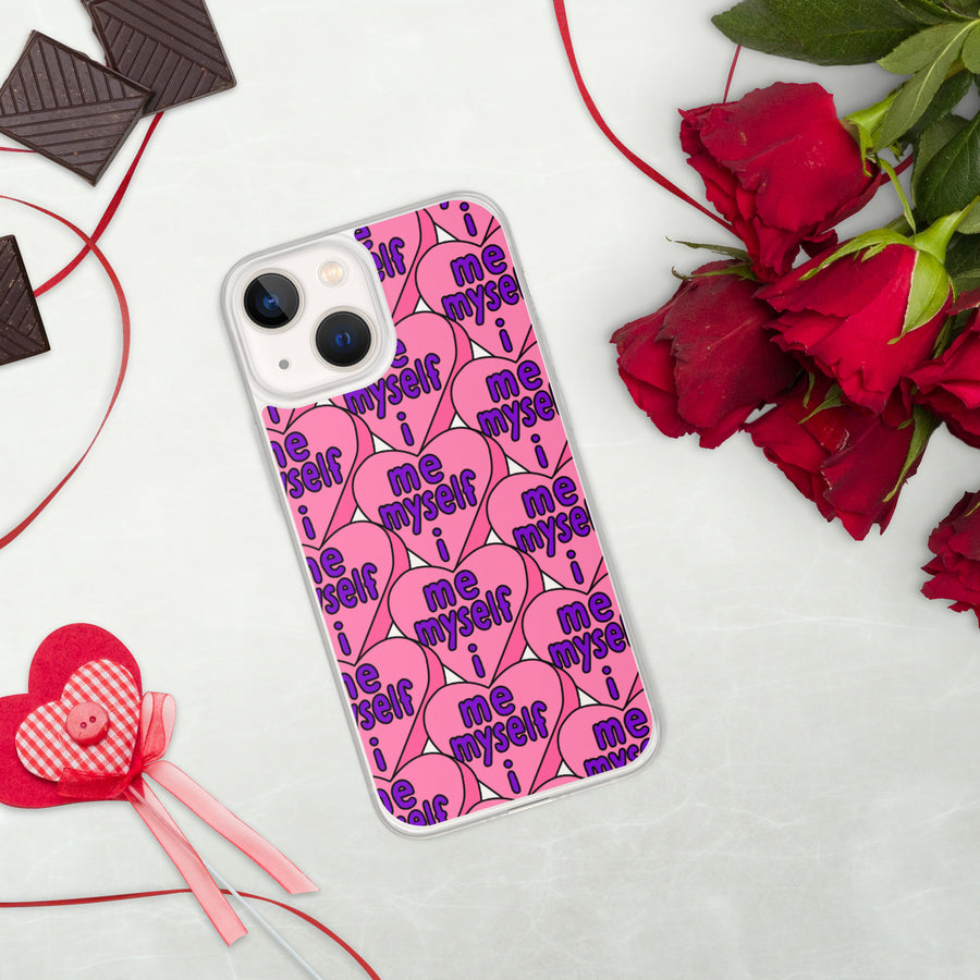 Me Myself & I Candy Hearts iPhone Case