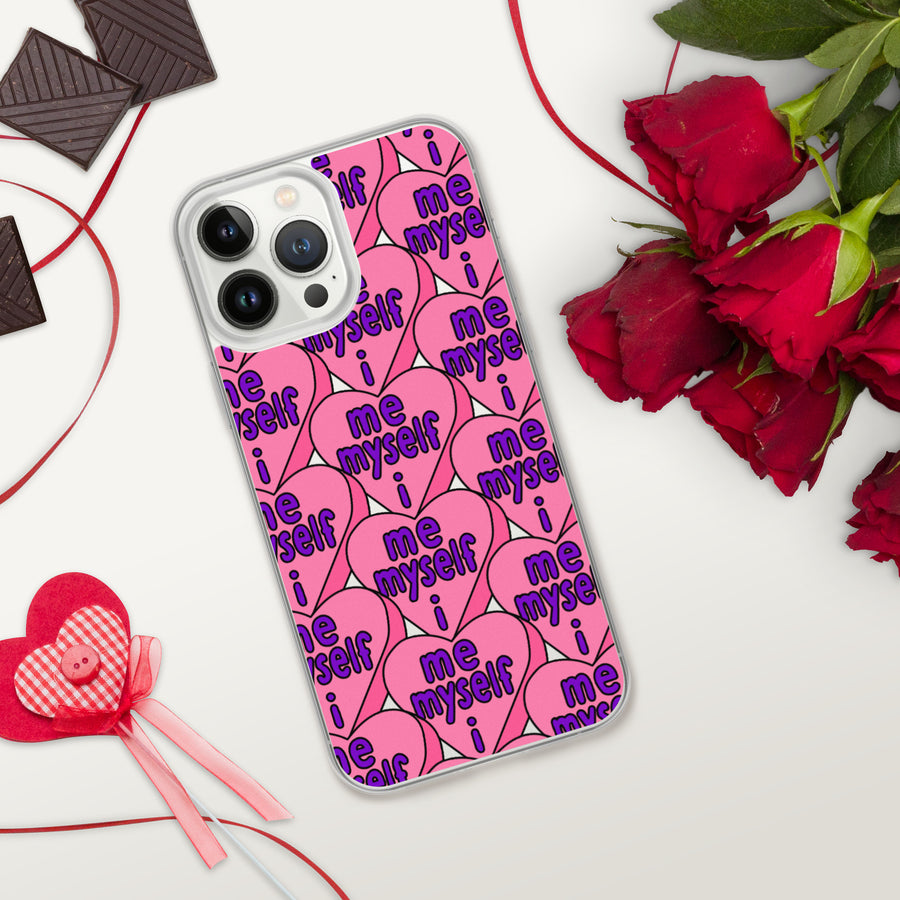 Me Myself & I Candy Hearts iPhone Case