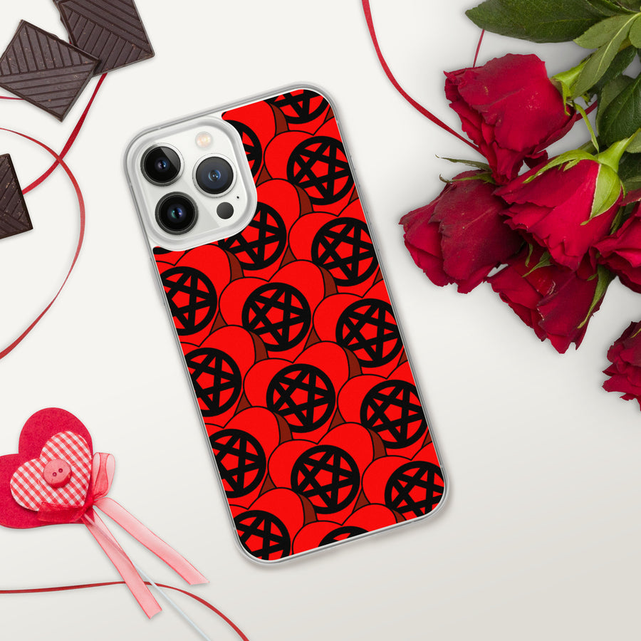 Pentagram Candy Hearts iPhone Case