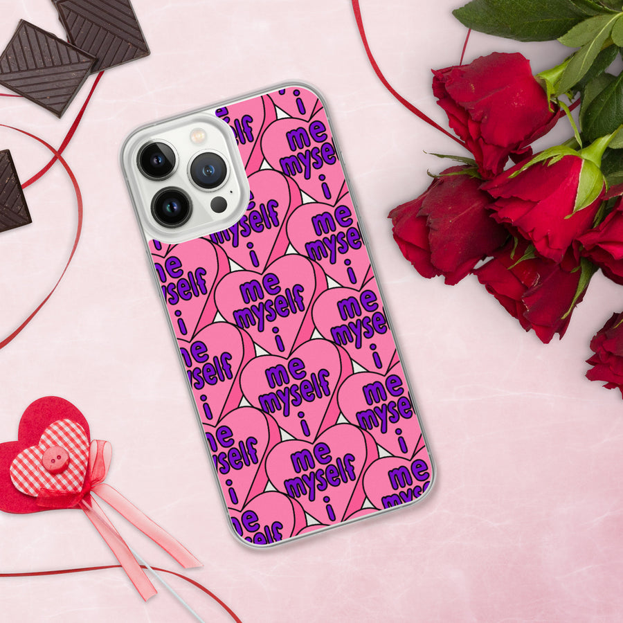 Me Myself & I Candy Hearts iPhone Case