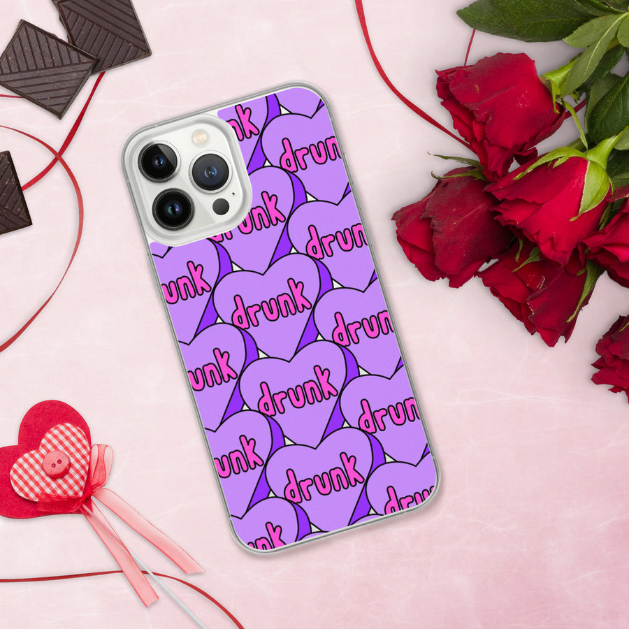 Drunk Candy Heart iPhone Case