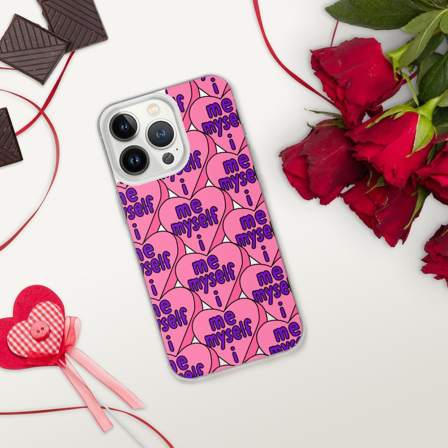 Me Myself & I Candy Hearts iPhone Case