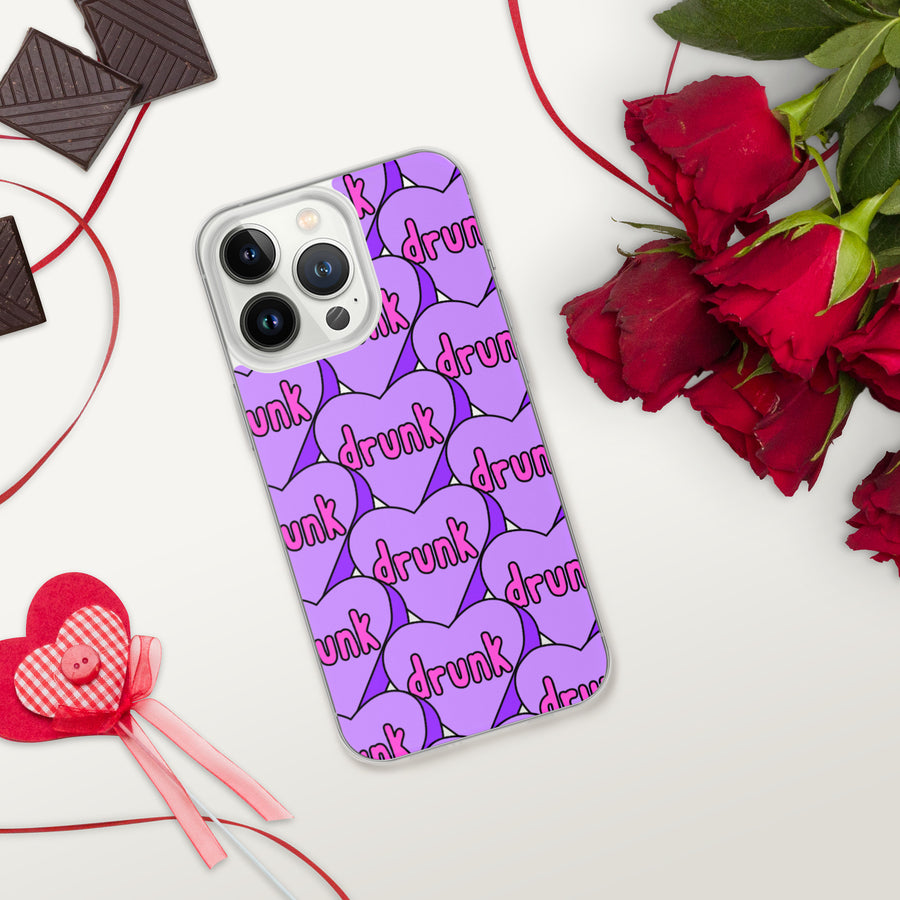 Drunk Candy Heart iPhone Case