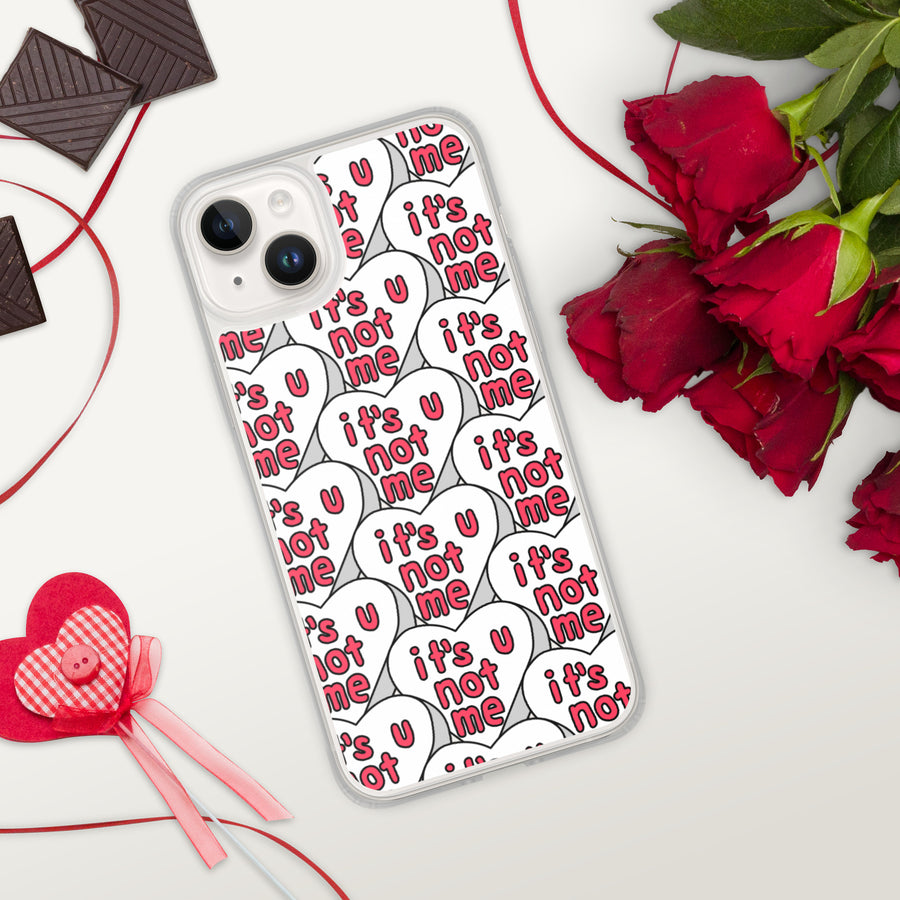 It's U Not Me Candy Heart iPhone Case