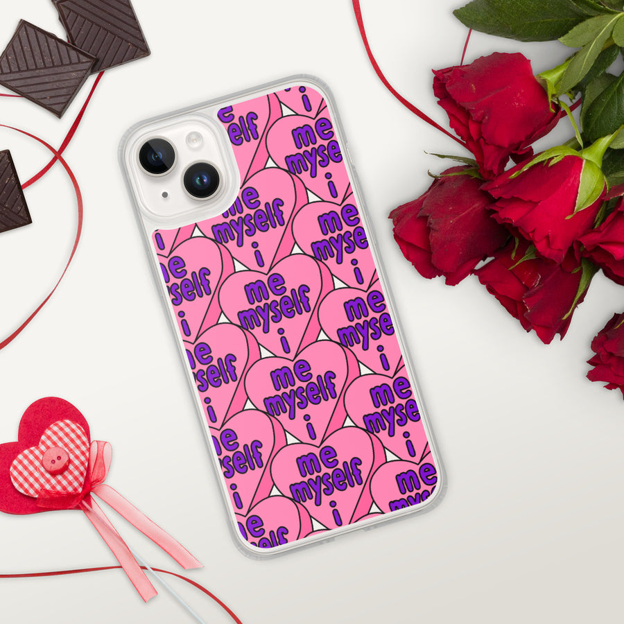 Me Myself & I Candy Hearts iPhone Case