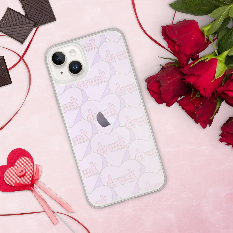 Drunk Candy Heart iPhone Case