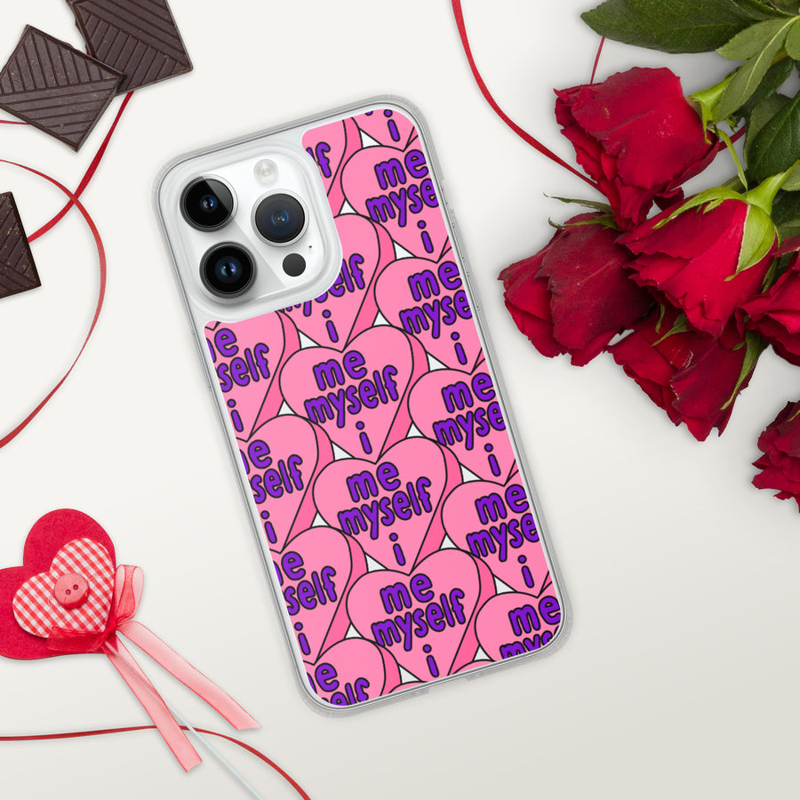 Me Myself & I Candy Hearts iPhone Case