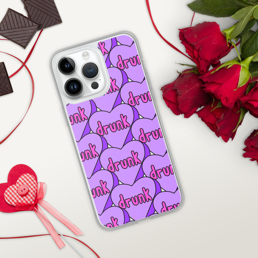 Drunk Candy Heart iPhone Case