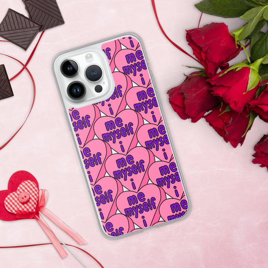 Me Myself & I Candy Hearts iPhone Case