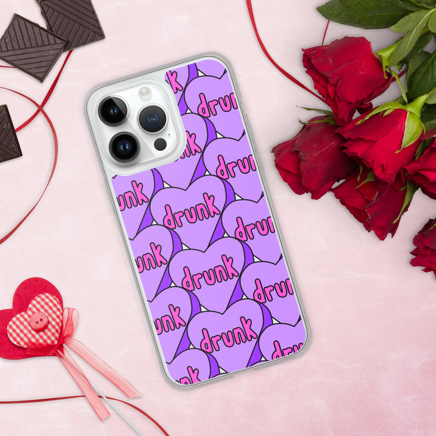 Drunk Candy Heart iPhone Case