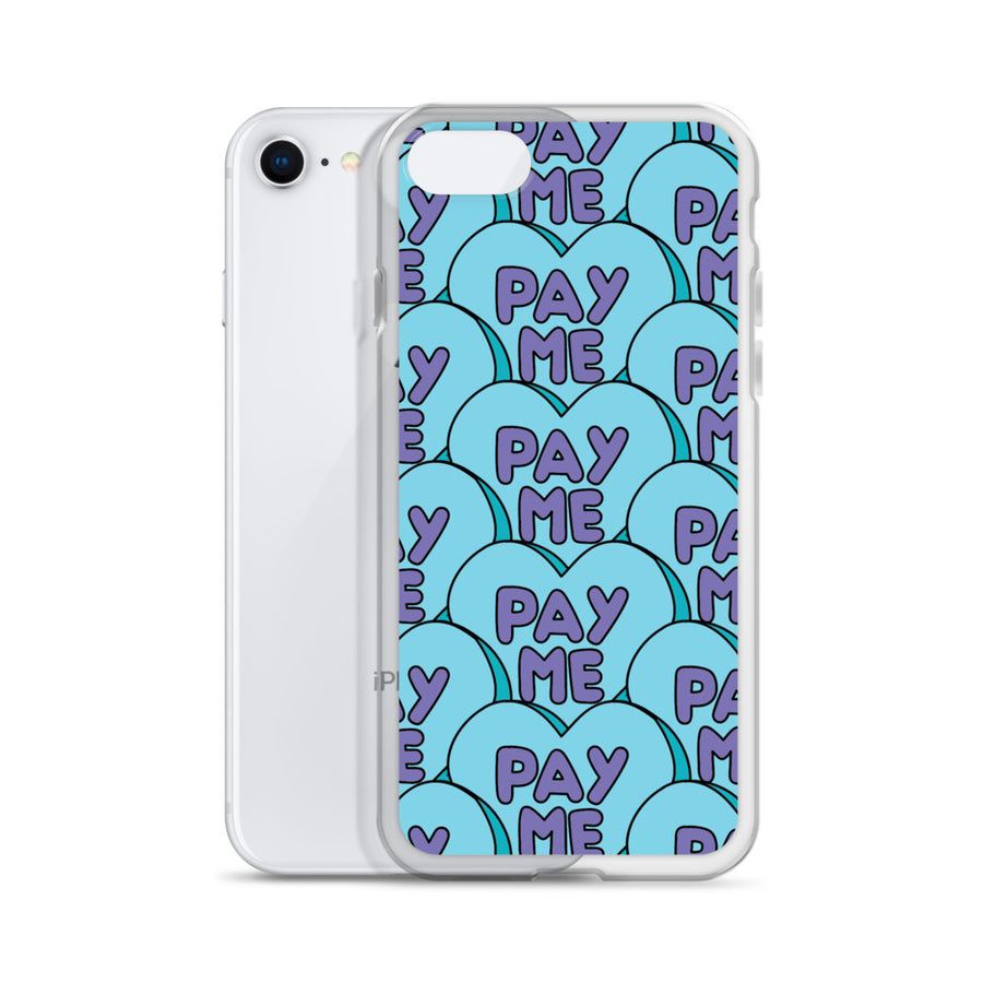 Pay Me Candy Heart iPhone Case