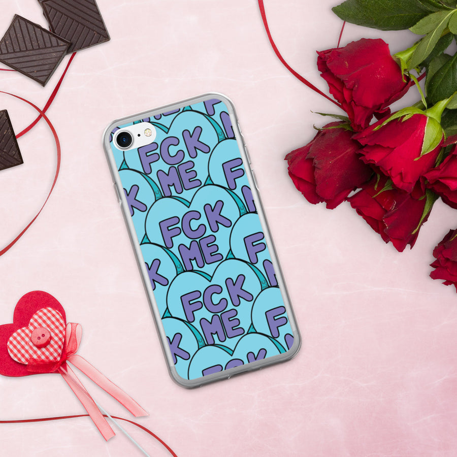 Fck Me Candy Heart iPhone Case