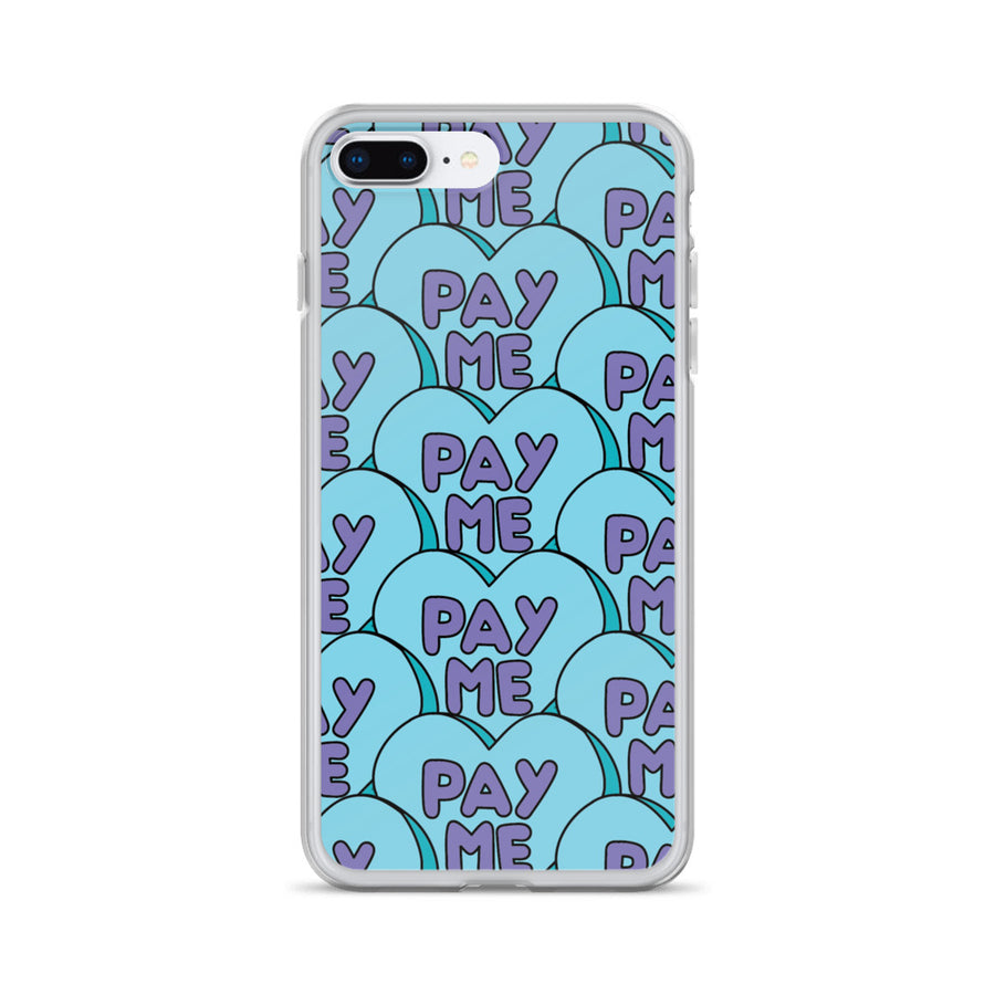 Pay Me Candy Heart iPhone Case